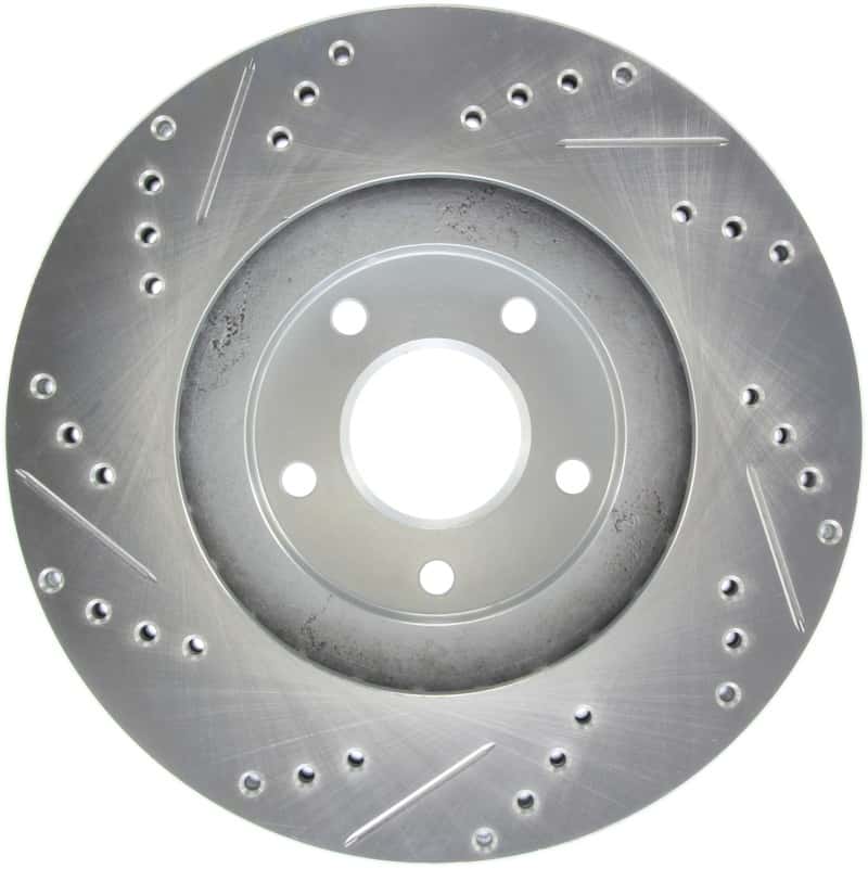 Stoptech — StopTech Select Sport Select Sport Nissan Slotted and Drilled Left Front Rotor
Drill/Slotted Rotor - view 2