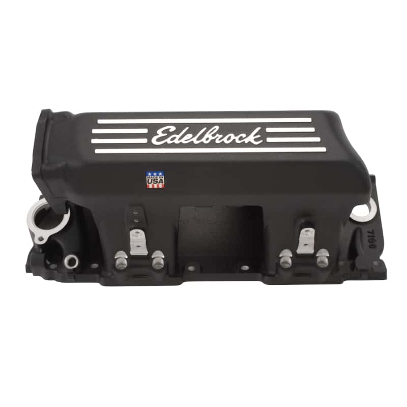 Edelbrock — Edelbrock Manifold EFI Pro-Flo XT BB Chevy Rect Port Heads Black Powder Coated
MANIFOLD - view 1