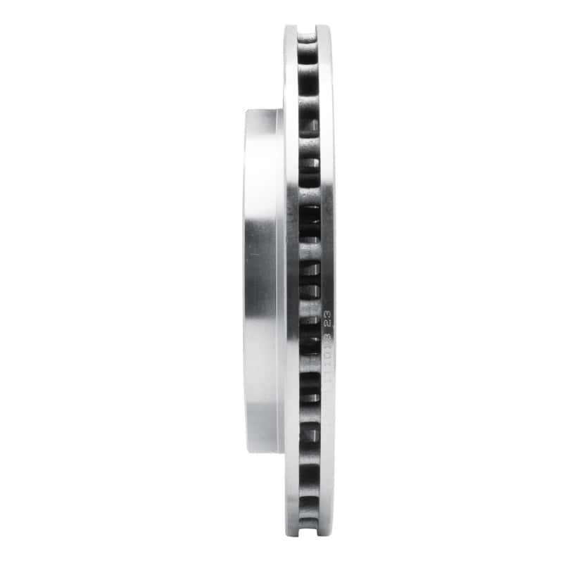 R1 Concepts — R1 03-11 Cadillac CTS Rear Left Drilled & Slotted Silver Brake Rotor
R1 Brake Rotor Drill - view 3