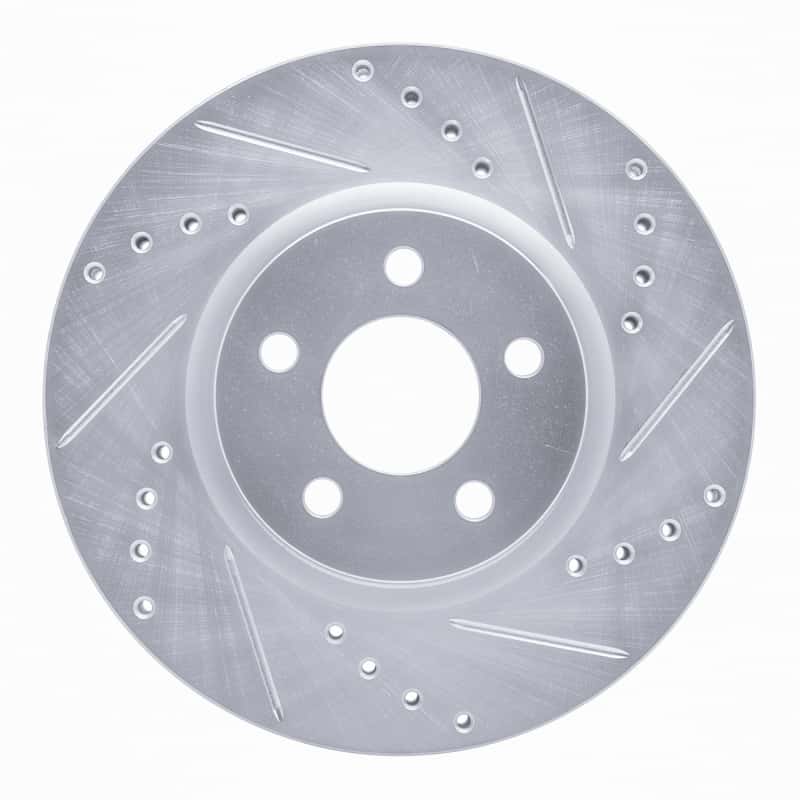 R1 Concepts — R1 03-09 Chrysler PT Cruiser Front Right Drilled & Slotted Silver Brake Rotor
R1 Brake Rotor Drill - view 1