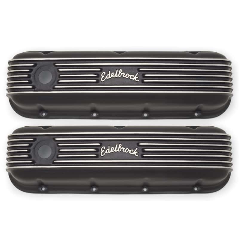 Edelbrock — Edelbrock Valve Cover Classic Series Chevrolet 1965 and Later 396-502 V8 Black
ELITE - view 3