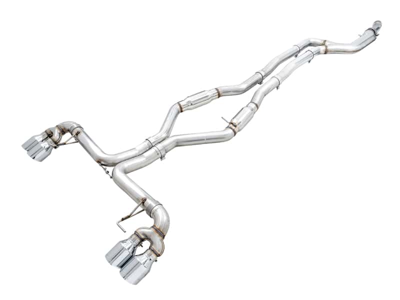AWE Tuning — AWE Tuning 2019+ BMW M340i (G20) Track Edition Exhaust - Quad Chrome Silver Tips
Track Exhaust - view 1