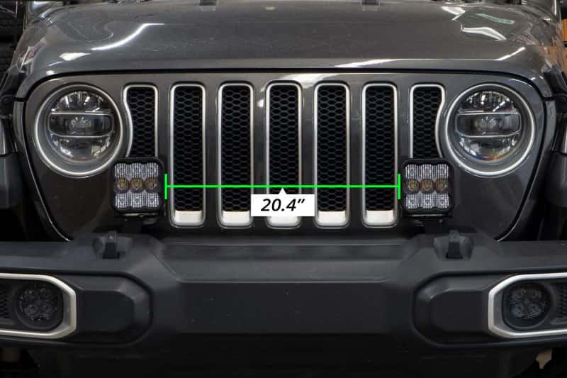 Diode Dynamics — Diode Dynamics 18-21 Jeep JL Wrangler SS5 Bumper LED Pod Light Kit - Yellow Pro Driving - view 4