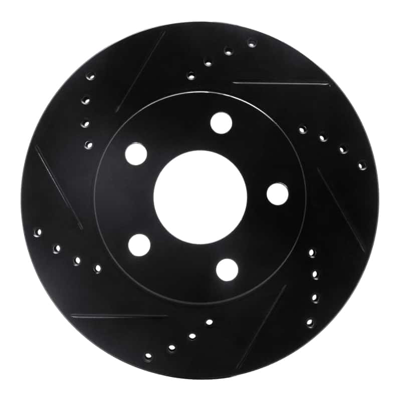 R1 Concepts — R1 97-05 Buick LeSabre Front Left Drilled & Slotted Black Brake Rotor
R1 Brake Rotor Drill - view 1