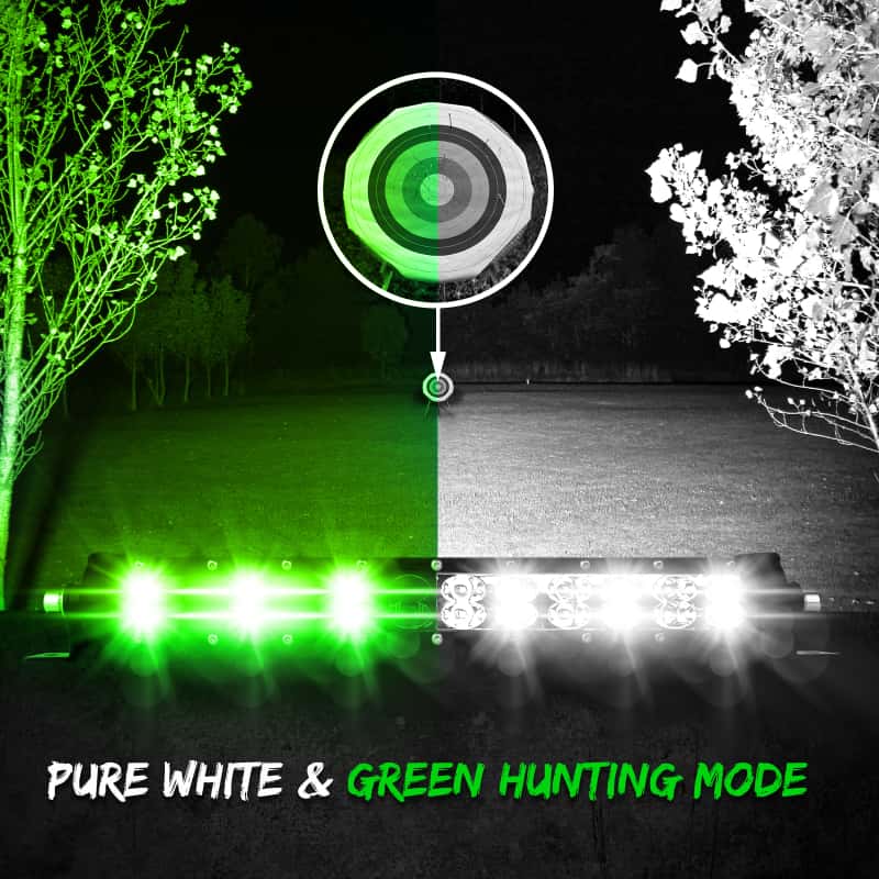 XKGLOW — XK Glow RGBW Light Bar High Power Offroad Work/Hunting Light w/ Bluetooth Controller 14In - view 2