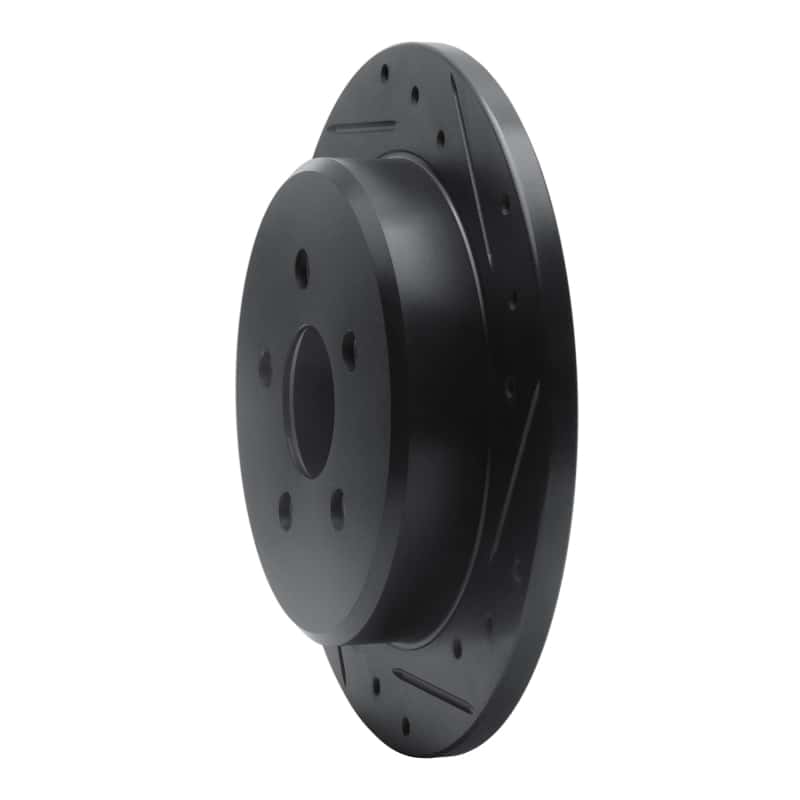 R1 Concepts — R1 03-10 Chrysler PT Cruiser Rear Right Drilled & Slotted Black Brake Rotor
R1 Brake Rotor Drill - view 2