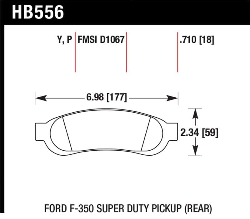 Hawk Performance — Hawk LTS Street Brake Pads
Disc Brake Pad - view 1