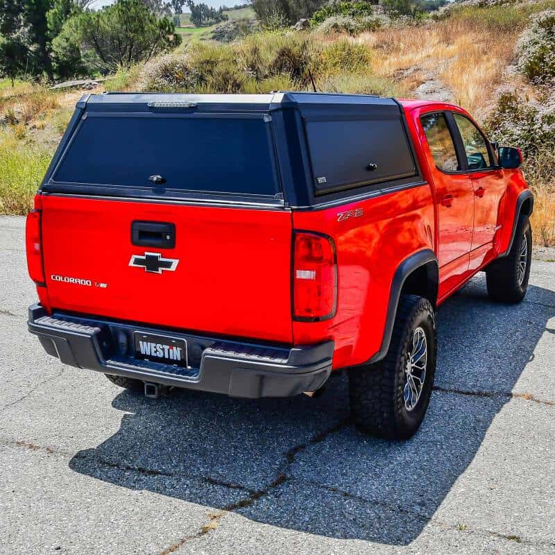 Westin — Westin 15-22 Chevrolet Colorado CC 5ft Bed EXP Truck Cap - Black (Box 1 ONLY) - view 16