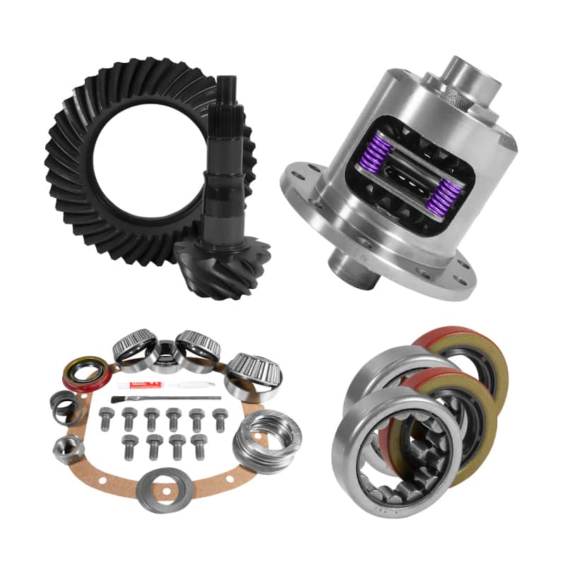 Yukon Gear & Axle — Yukon Gear 7.5in GM 3.42 Rear Ring & Pinion Install Kit 26 Spline Positraction 2.25in Axle Bearings
Gear & Install Pkg
Gear/Install Pkg - view 1