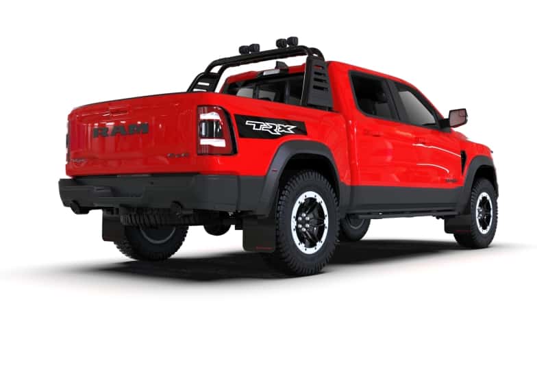Rally Armor — Rally Armor 21-25 Dodge Ram 1500 TRX Black UR Mud Flap - White Logo
Mud Flap - view 4