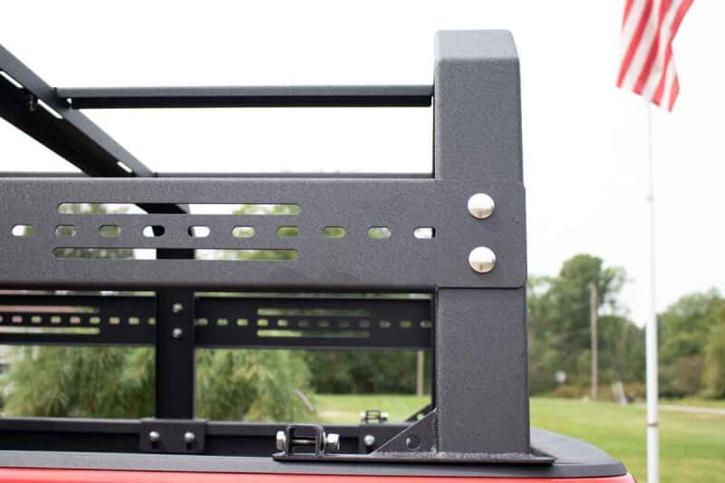 Fishbone Offroad — Fishbone Offroad 20+ Jeep Gladiator Bed Rack Full Tackle Rack - Black Powdercoat - view 8