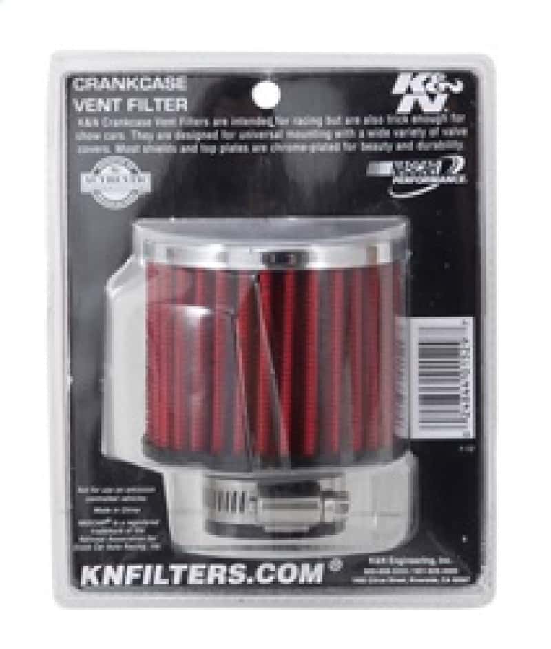 K&N Engineering — K&N 1.25in Flange ID x 3in OD x 2.5in H Rubber Base Crankcase Vent Filter
Vent Air Filter/Brea
Vent Air Filter - view 10