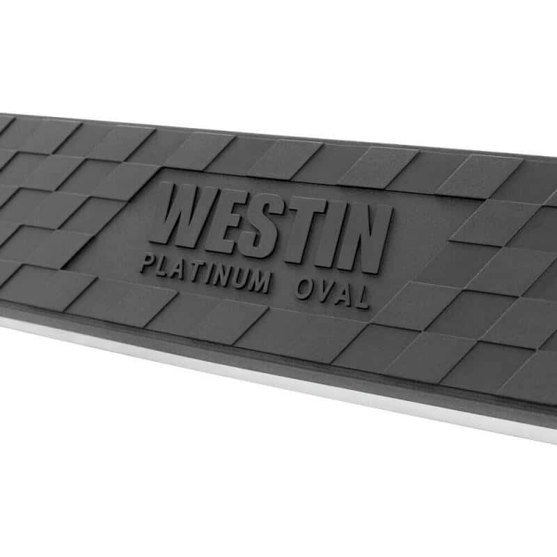 Westin — Westin 2014-2018 Chevy Silverado 1500 Dbl Cab (Body Mount) Platinum 4 Oval Nerf Step Bars - SS
Nerf/Step Bar - view 6