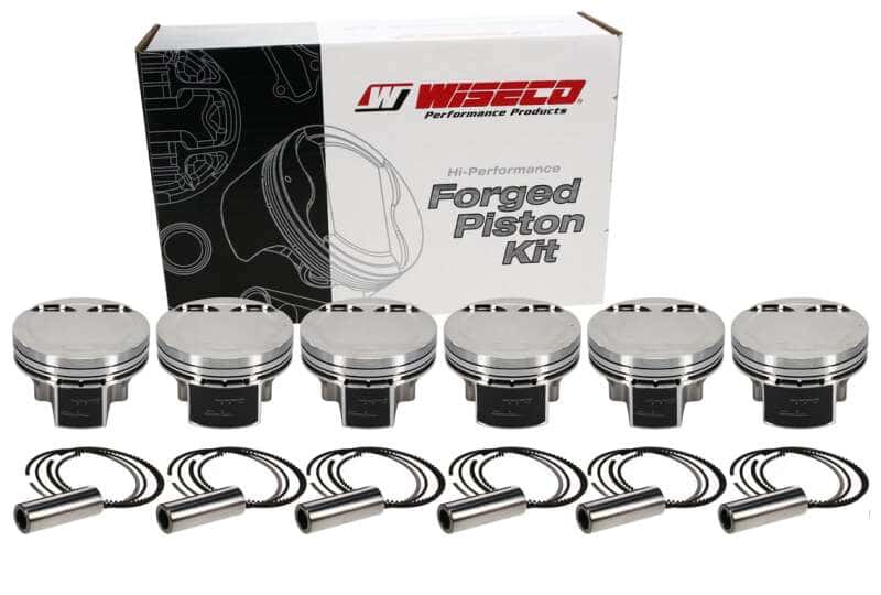 Wiseco — Wiseco Nissan VR38DETT 3.8L 95.58mm Bore 1.232inch CH -6.3 Dome Dish 9.5:1 Stroker Max HD Piston Kit
Piston Set - view 1