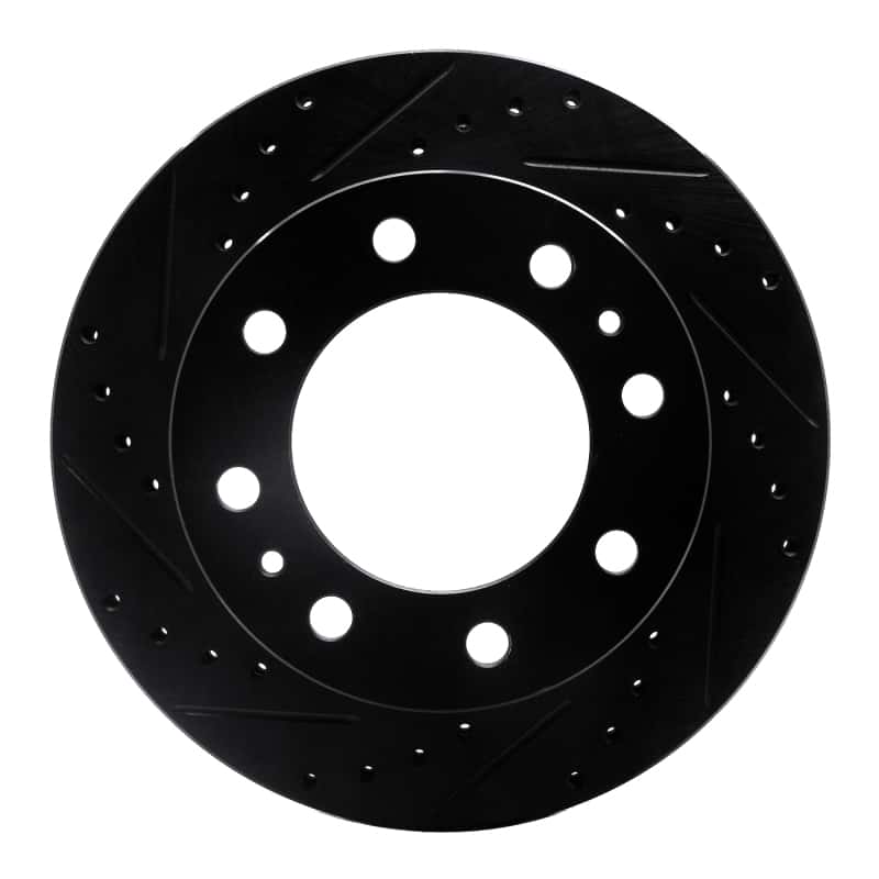R1 Concepts — R1 01-25 Chevrolet Silverado 3500 Front Left Drilled & Slotted Black Brake Rotor
R1 Brake Rotor Drill - view 1