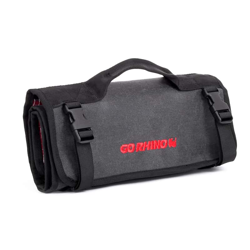 Go Rhino — Go Rhino XVenture Gear First Aid Roll - Large (5x5in. Closed) 12oz Waxed Canvas - Black
Xventure Tool Roll - view 13