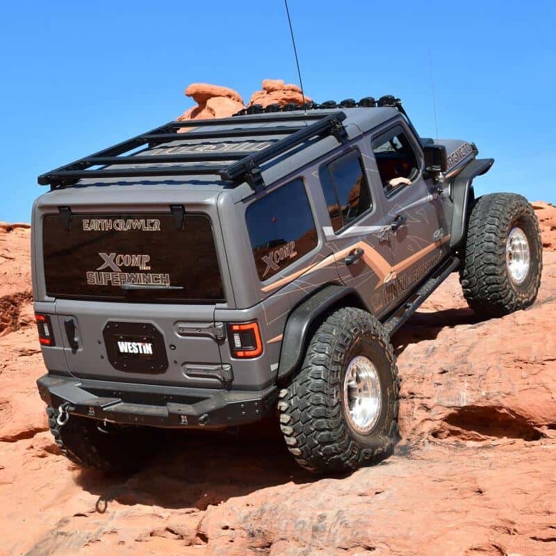 Westin — Westin 18-25 Wrangler JL Spare Tire Delete Plate - Tex. Blk
Rear Delete Plate - view 6