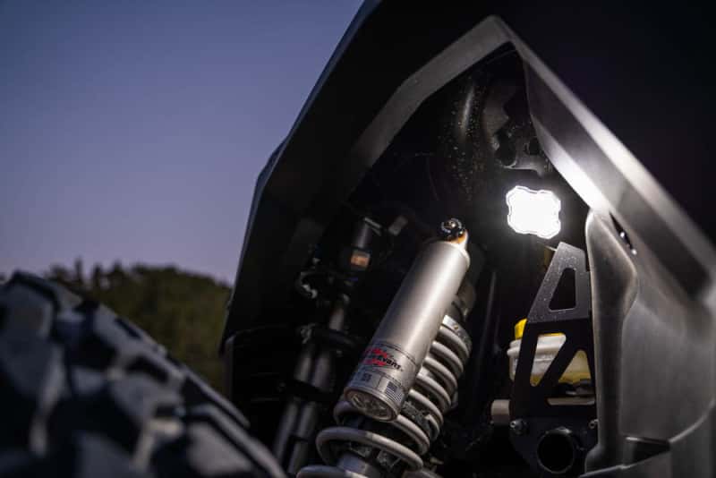 Diode Dynamics — Diode Dynamics Stage Series SXS Rock Light Installer Kit - RGBW M8 w/Controller (4-pack) - view 9
