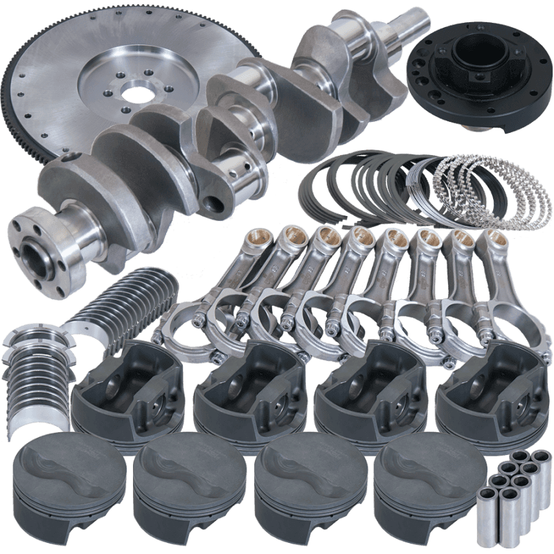 Eagle — Eagle Ford 302 3.400in Crank 5.400in I-Beam Rods 4.060in Pistons 157 Tooth FW Balanced Assembly
Bal Str & Strip Assy - view 1