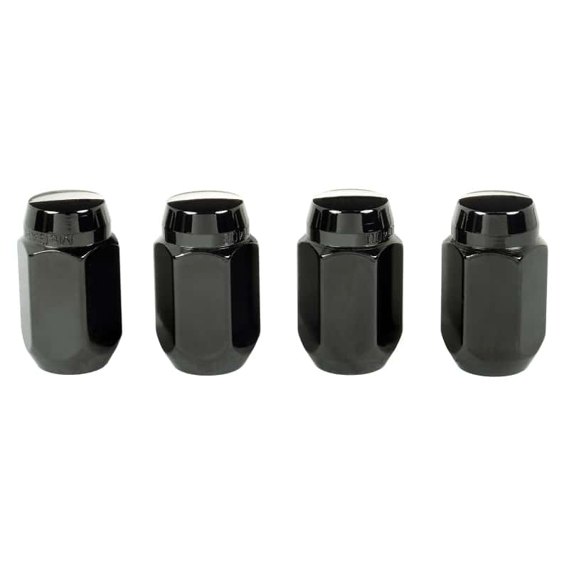 McGard — McGard Hex Lug Nut (Cone Seat) M12X1.5 / 13/16 Hex / 1.5in. Length (4-pack) - Black - view 4