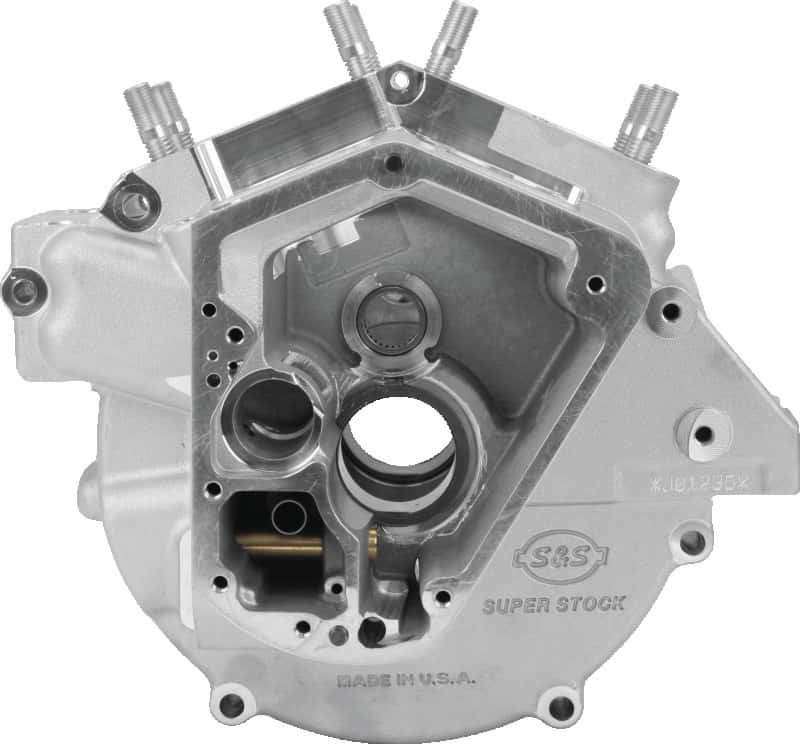 S&S Cycle — S&S Cycle 70-84 BT w/ 3-5/8in Bore Super Stock Alternator Style Crankcase - Natural - view 1