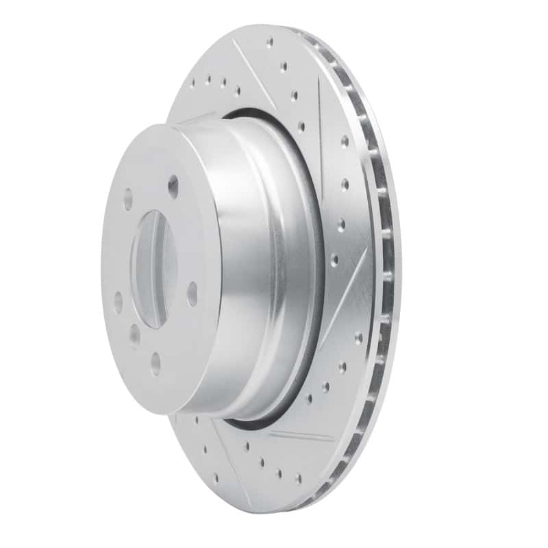 R1 Concepts — R1 06-10 BMW 535XI Rear Right Drilled & Slotted Silver Brake Rotor
R1 Brake Rotor Drill - view 2