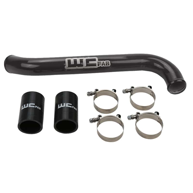 Wehrli — Wehrli 17-19 Chevrolet 6.6L L5P Duramax Upper Coolant Pipe - Gloss Black
Clnt pipe 17-19 GB - view 1