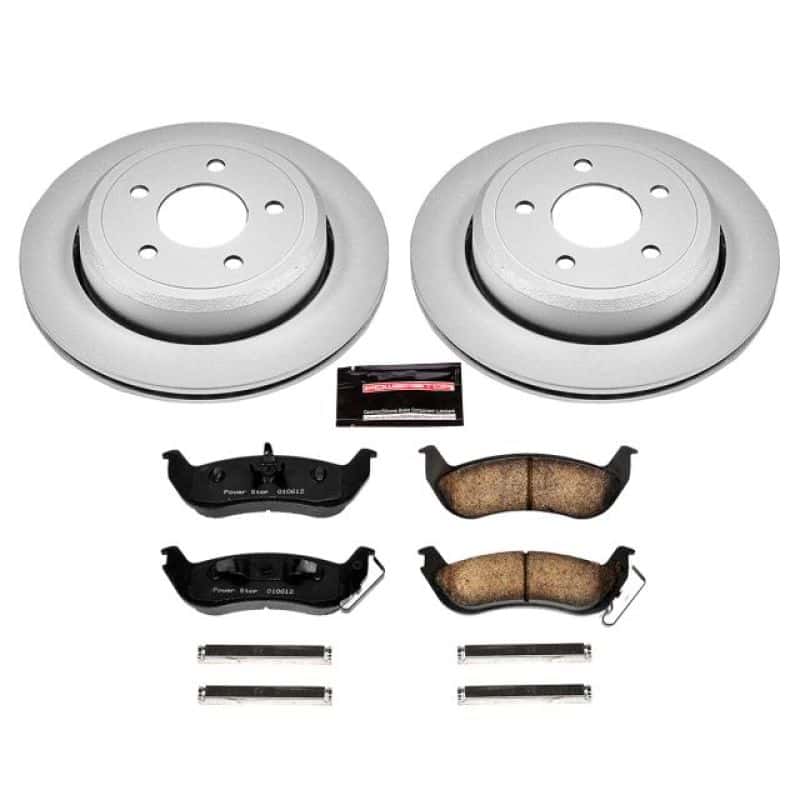 PowerStop — Power Stop 03-11 Ford Crown Victoria Rear Z17 Evolution Geomet Coated Brake Kit - view 1