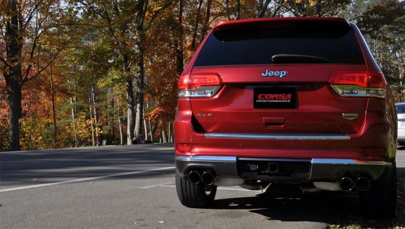 CORSA Performance — Corsa 2014-2021 Jeep Grand Cherokee Summit Edition Black 2.5in Dual Rear Exit Cat-Back Exhaust
Exhaust - view 8