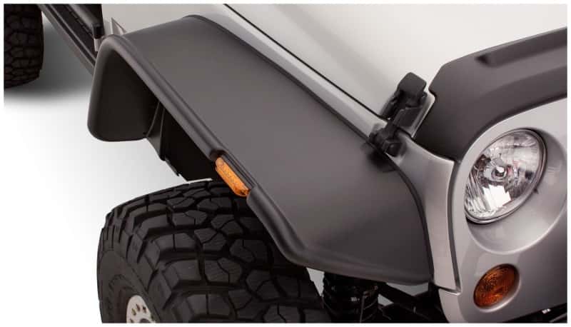 Bushwacker — Bushwacker 07-18 Jeep Wrangler Flat Style Flares 2pc - Black
FF Jeep Flat Sty 2Pc - view 1