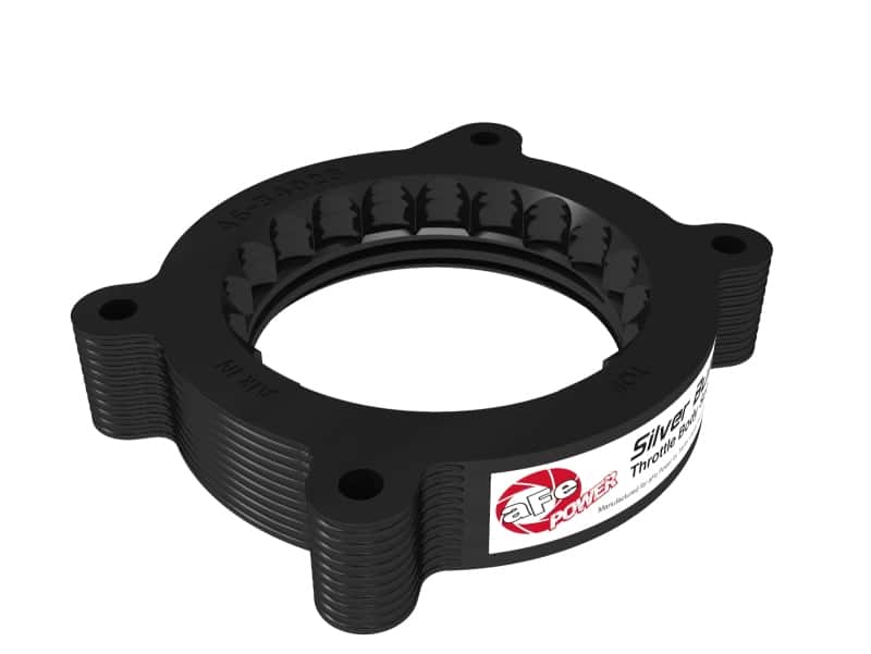 aFe — aFe 2020 Vette C8 Silver Bullet Aluminum Throttle Body Spacer / Works With aFe Intake Only - Black
Throttle Body Spacer - view 5