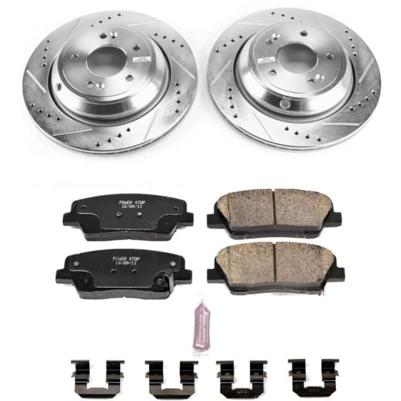 PowerStop — Power Stop 11-16 Hyundai Equus Rear Z23 Evolution Sport Brake Kit - view 1