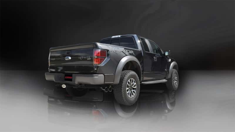 CORSA Performance — Corsa 2011-2014 Ford F-150 Raptor 6.2L V8 145in Wheelbase Black Xtreme Cat-Back Exhaust
Exhaust - view 7