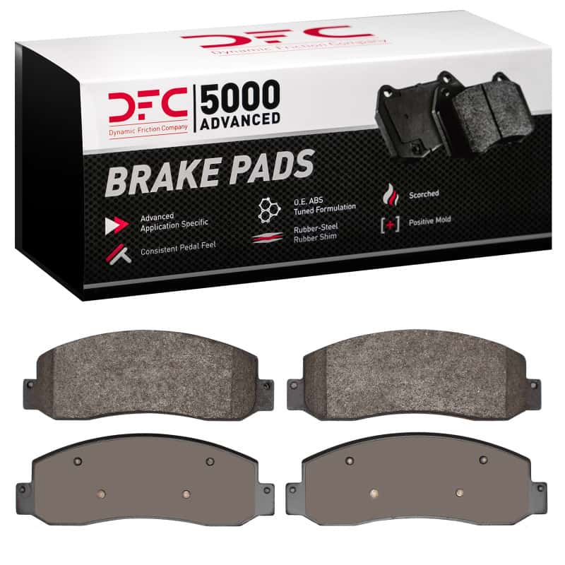 DFC — DFC 05-12 Ford F-350 Super Duty 4WD Front 5000 Advanced Semi Metallic Brake Pads
DFC Brake Pad Set - view 1