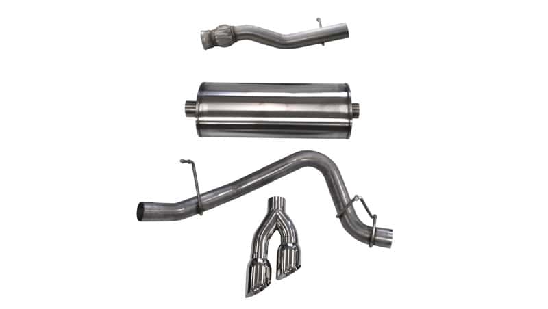 CORSA Performance — Corsa 2015-2020 GMC Yukon Denali XL 6.2L V8 3in Cat-Back Single Side Exit Twin 4in Polished Tips
Exhaust - view 1