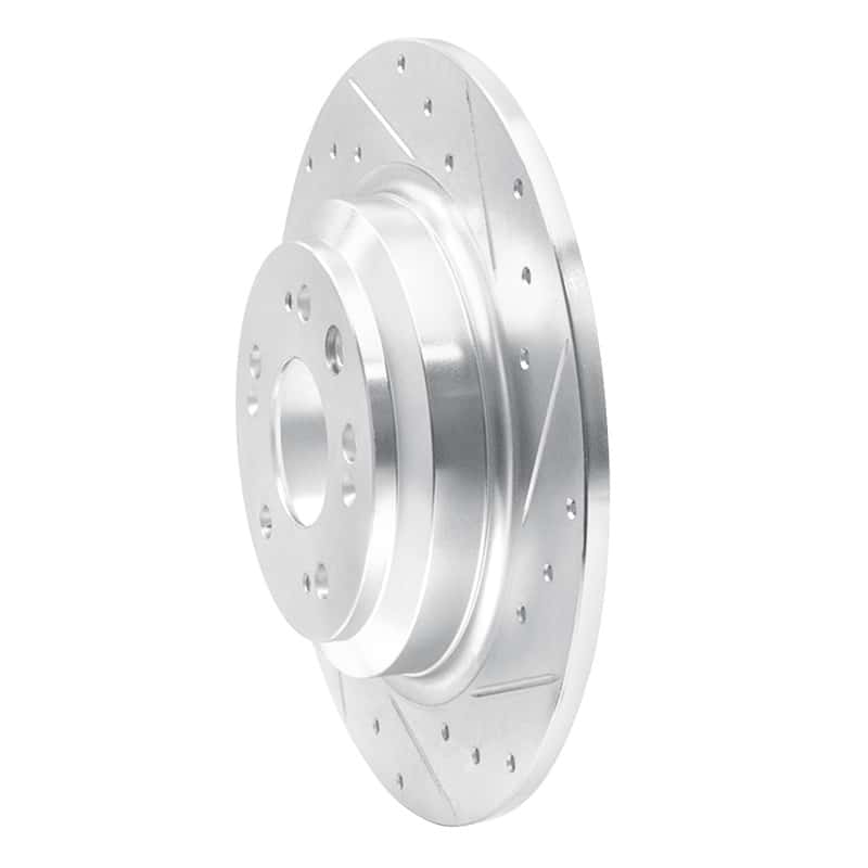 R1 Concepts — R1 09-14 Acura TL Rear Right Drilled & Slotted Silver Brake Rotor
R1 Brake Rotor Drill - view 2