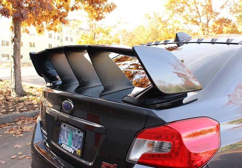Perrin Performance — PERRIN 15-21 Subaru STI Wing Stabilizer - Black - view 8