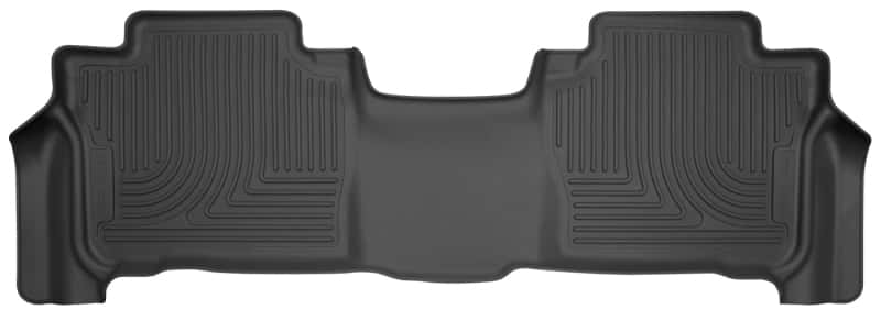 Husky Liners — Husky Liners 13-16 Lexus LX570 / 13-16 Toyota Land Cruiser WeatherBeater 2nd Row Black Floor Liners - view 1