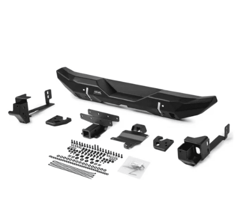 Rival 4x4 — Rival 2018-2026 Jeep Wrangler JL  Rear Aluminum Stubby Bumper
Rear Stubby Bumper - view 1