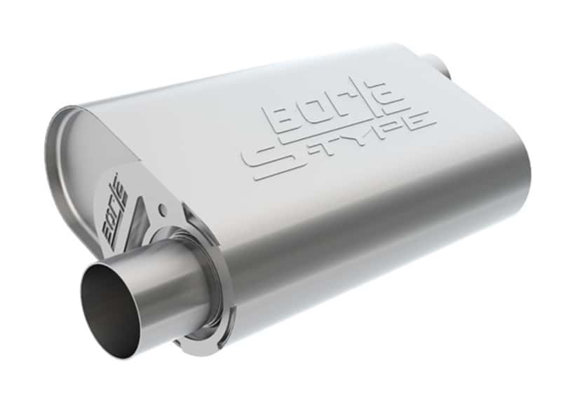 Borla — Borla CrateMuffler LS3 S-Type 2.50in Offset/Offset 14inx4.35inx9in Oval Muffler
CrateMuffler - view 1