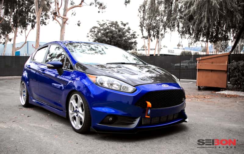 Seibon — Seibon 14+ Ford Fiesta RS Style Carbon Fiber Hood - view 13