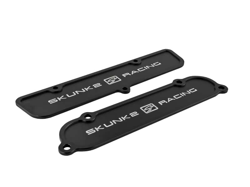 Skunk2 Racing — Skunk2 Black Anodized Billet 6061 Aluminum Intake & Exhaust Port Covers - K-Series Cylinder Heads
CylinderHeadPortCovr - view 3