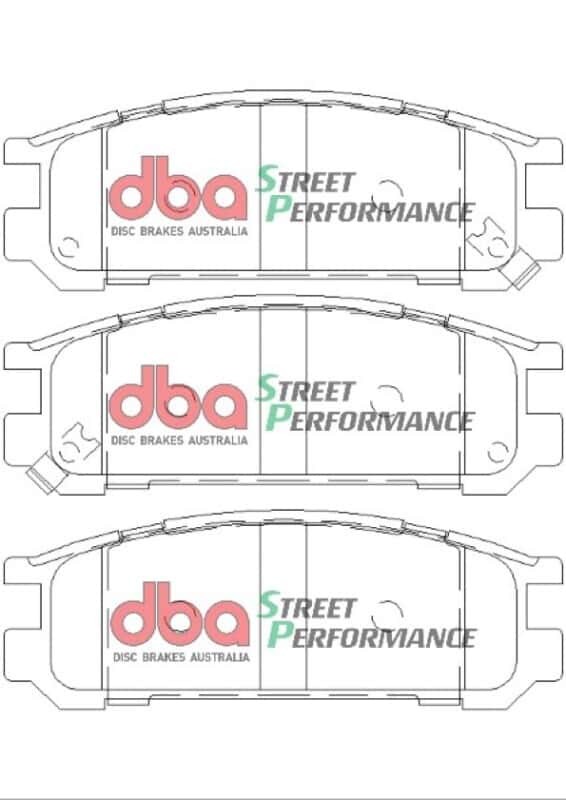 DBA — DBA 1998 Subaru Impreza RS Sedan SP Performance Rear Brake Pads
Brake Pad - view 2