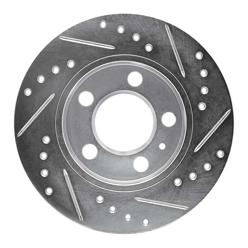 R1 Concepts — R1 01-06 Audi TT Quattro Rear Left Drilled & Slotted Silver Brake Rotor
R1 Brake Rotor Drill - view 5