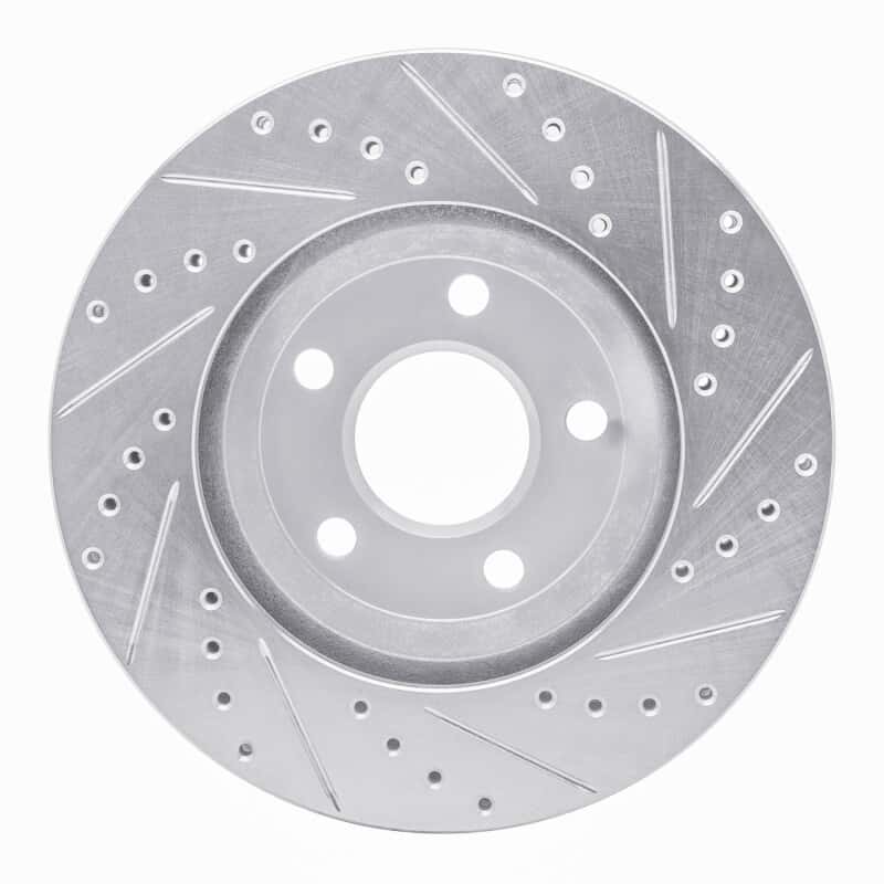 R1 Concepts — R1 05-05 Buick Park Avenue Front Left Drilled & Slotted Silver Brake Rotor
R1 Brake Rotor Drill - view 5