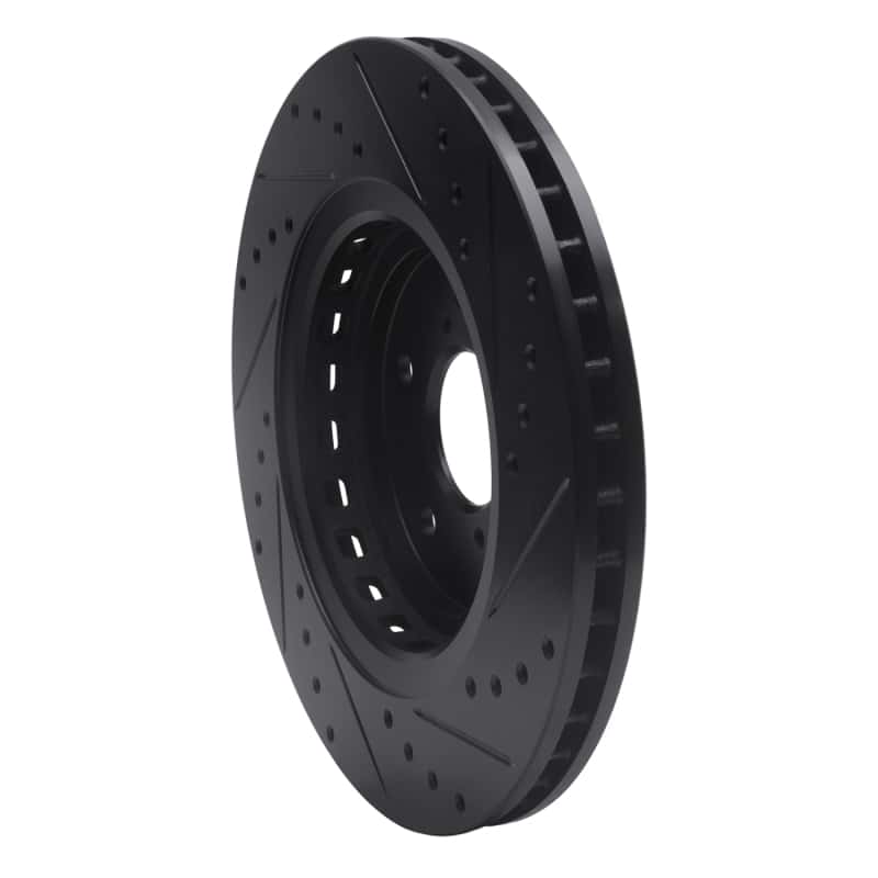 R1 Concepts — R1 14-20 Acura TLX Front Left Drilled & Slotted Black Brake Rotor
R1 Brake Rotor Drill - view 4