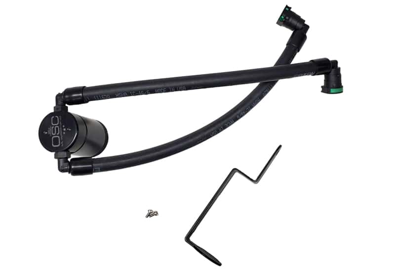J&L — J&L 2021-2024 Ford Bronco 1.5L EcoBoost Passenger Side Oil Separator 3.0 - Black Anodized
Oil Separator - view 1