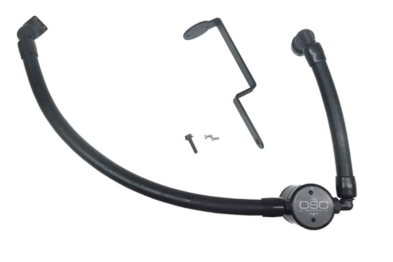 J&L — J&L 17-19 Ford Fusion Sport 2.7L Passenger Side Oil Separator 3.0 - Black Anodized
Oil Separator - view 1
