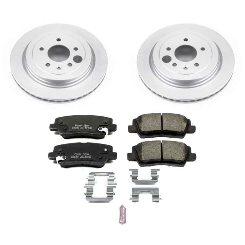 PowerStop — Power Stop 13-15 Cadillac ATS Rear Z17 Evolution Geomet Coated Brake Kit - view 1