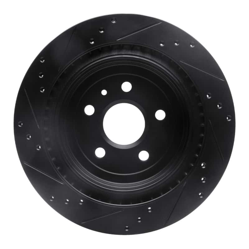 R1 Concepts — R1 08-14 Cadillac CTS Rear Right Drilled & Slotted Black Brake Rotor
R1 Brake Rotor Drill - view 5